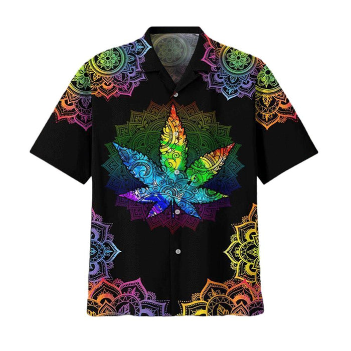 Hippie Peace Hawaiian Shirt, Hippie Hawaiian Shirt, Hippie Shirt, Beach Shirt, Aloha Shirt