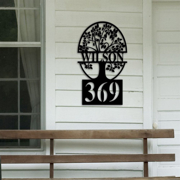 Metal Address Sign, Metal House Numbers Address Sign House Number Plaque Metal Address Numbers Music Sign Front Porch Decor Porch Signs