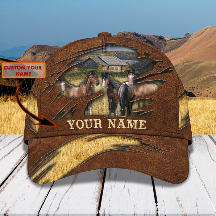 Boom - Personalized Name Cap - Horse Farm
