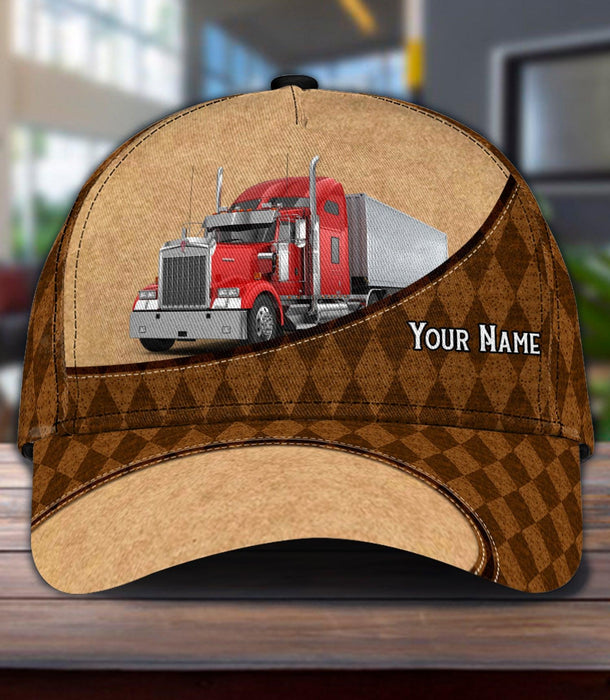 Personalized Trucker Classic Cap, Personalized Gift for Truckers - CPA94PS06