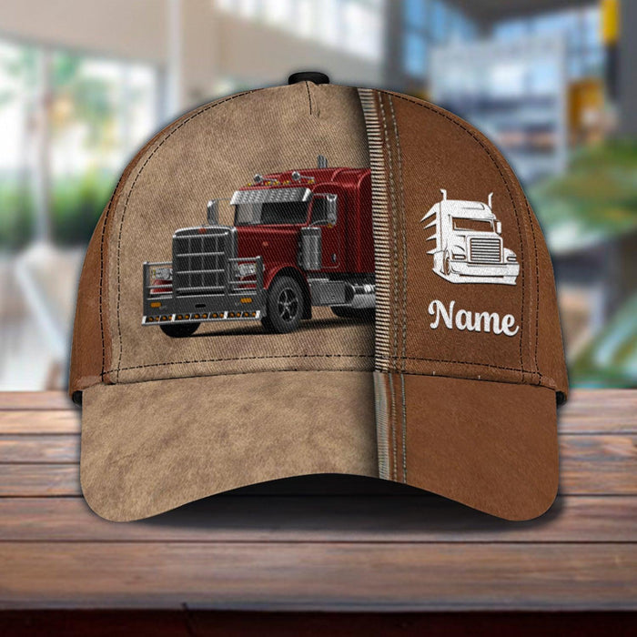 Trucker Personalized Classic Cap, Gift for Truckers - CP278PS11