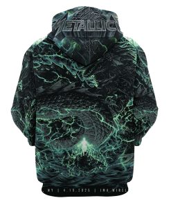 Metallica M72 North America 2025 3D Zip Hoodie – Syracuse Tour Exclusive